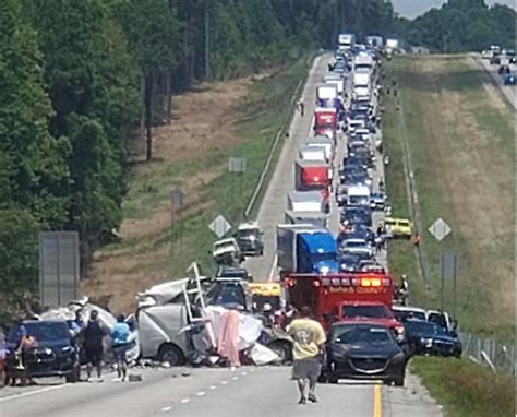 Crash on i 85 today - The coroner says the crash happened Sunday just before 5:20 a.m. on the southbound lanes of Interstate 85. According to the coroner, a vehicle was headed north in the southbound lanes of I-85 when ...